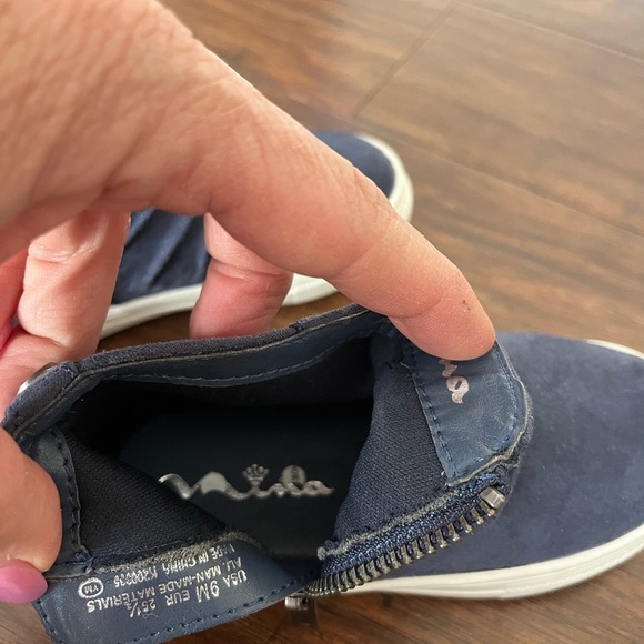 NWOT Nina Amanda Microsuede Blue Ankle Boots/Shoes-Size 9 - Picture 7 of 9